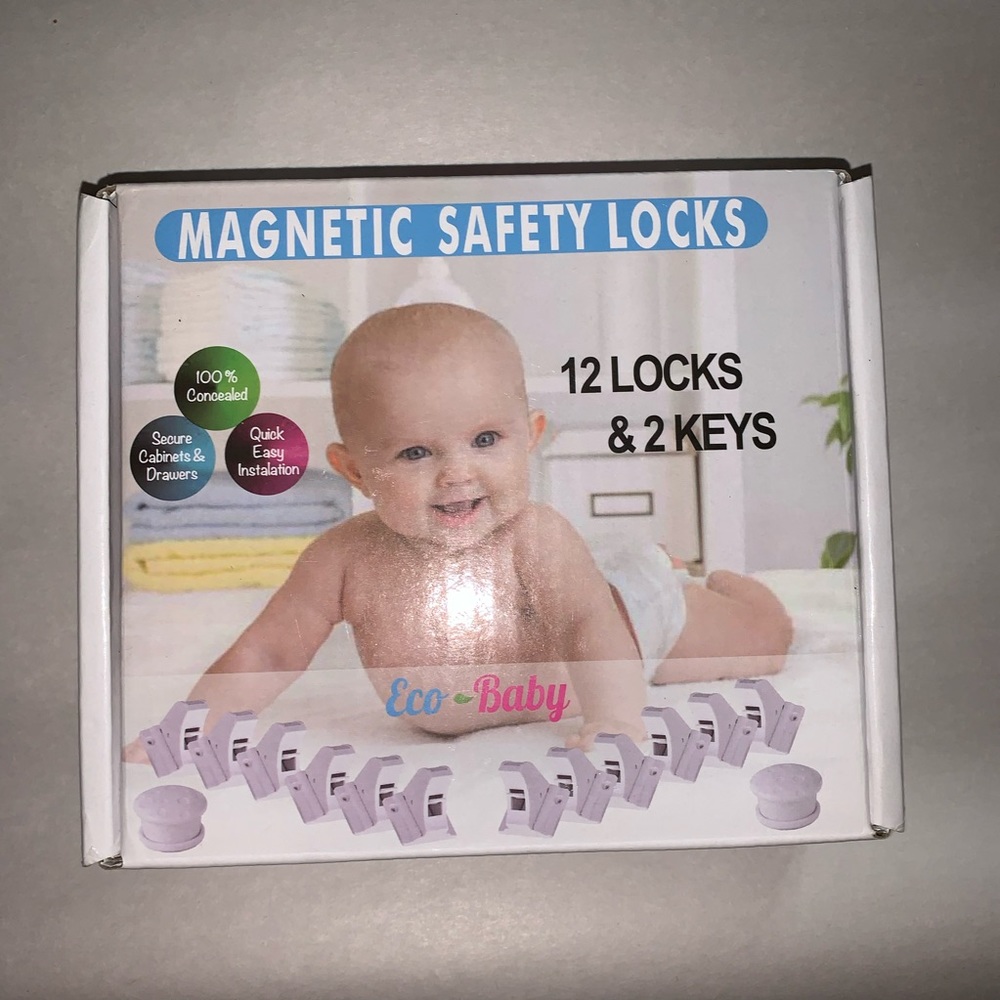 NIB Eco-Baby 12 piece SAFETY LOCK & KEYS set